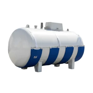 ATEX tank heating blanket fitted around a horizontal process tank for safe heating in ATEX zones
